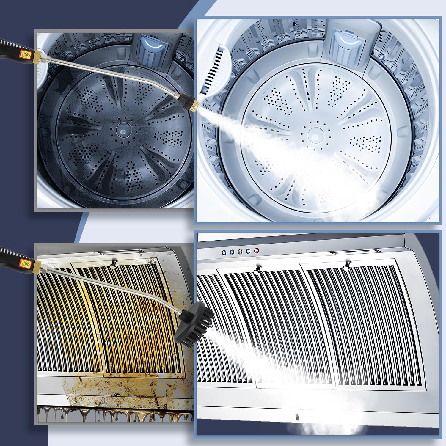 MÁQUINA PORTÁTIL DE LIMPEZA A VAPOR PRESSURIZADA DE ALTA TEMPERATURA