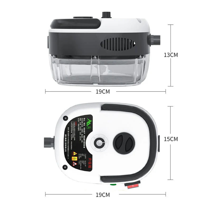 MÁQUINA PORTÁTIL DE LIMPEZA A VAPOR PRESSURIZADA DE ALTA TEMPERATURA